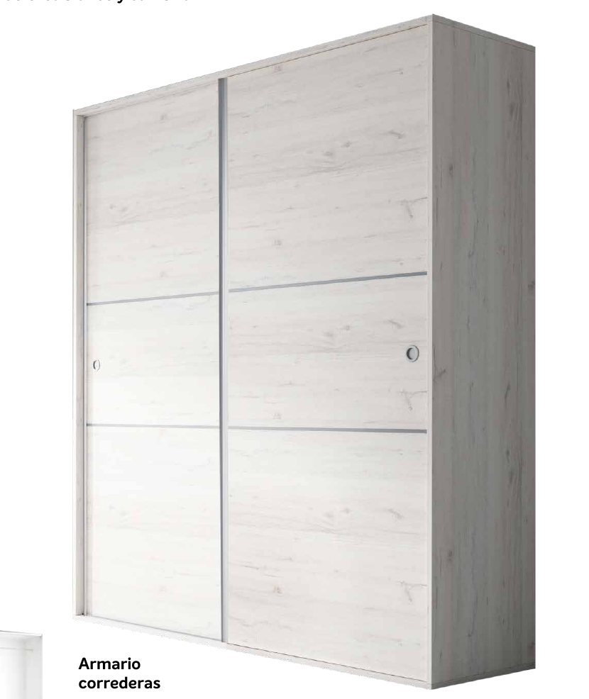 Basic sliding-door wardrobe