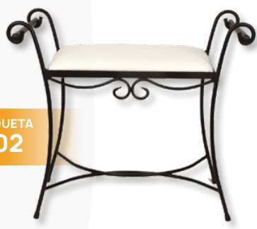 Banqueta forja B-02
