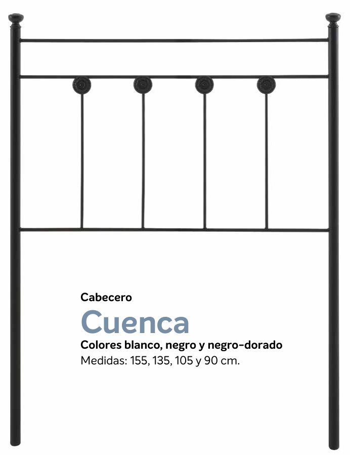 Изголовье кровати кованое Cuenca