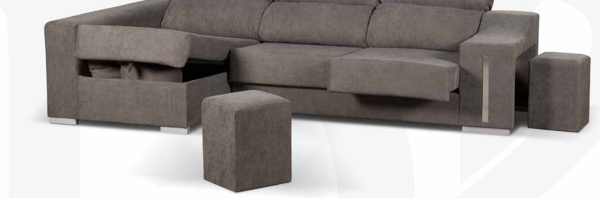Chaiselongue Caracas con arcón