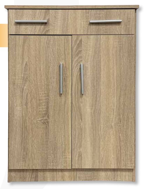 Zapatero 2 puertas y 1 cajón R-57